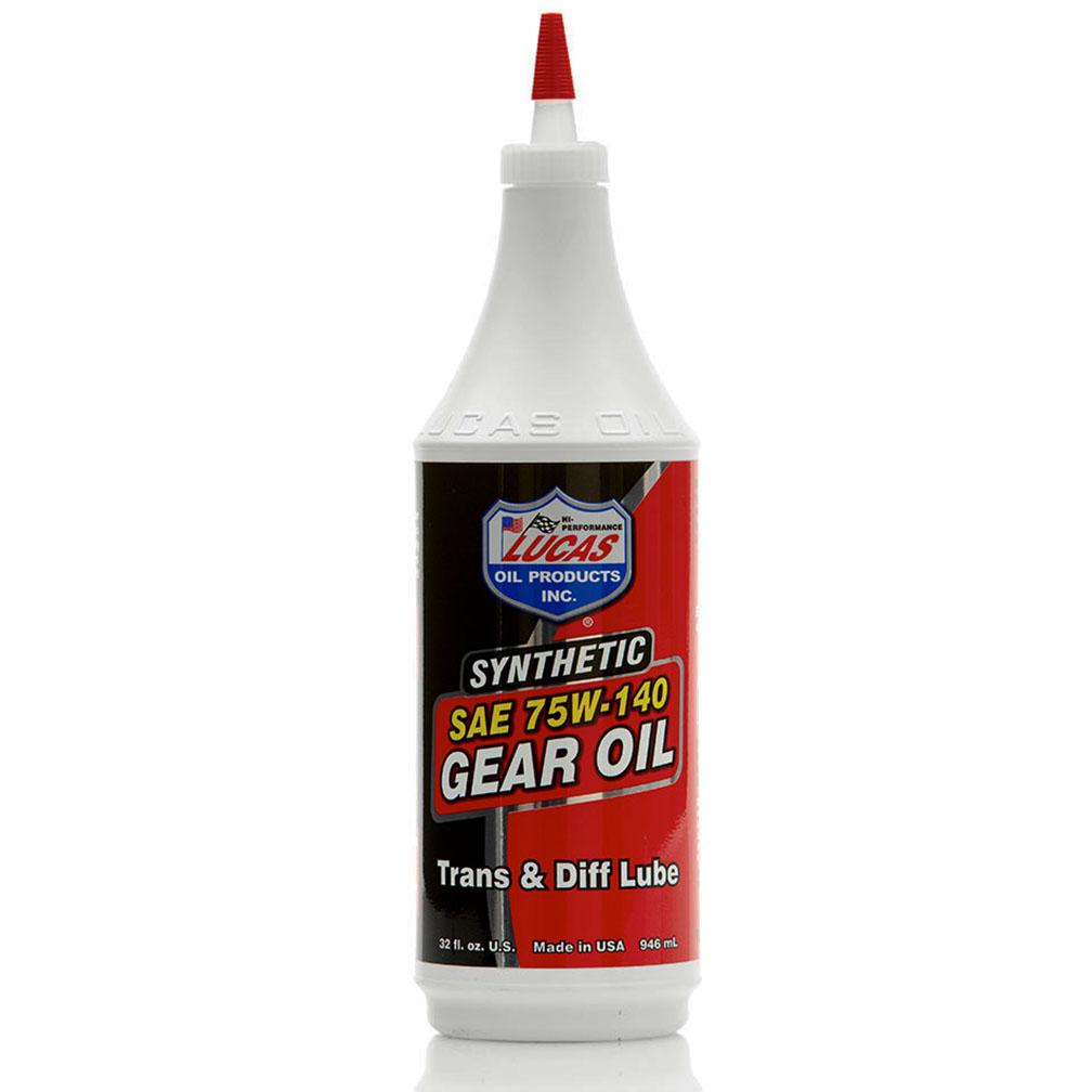 LUCAS OIL 10121 Synthetic SAE 75W-140 Trans & Diff Lube 1 Quart - The Twister Group Tools product