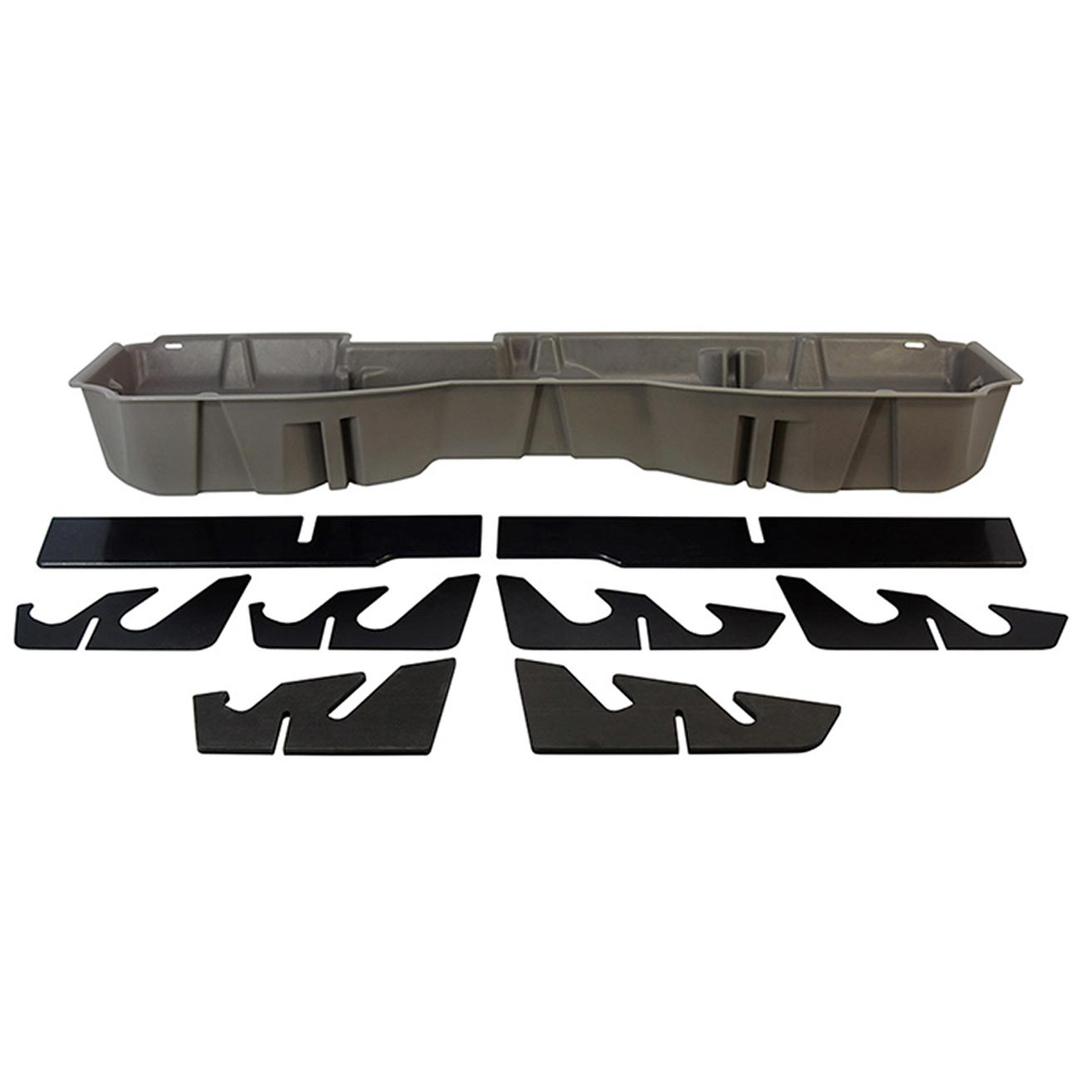 DU-HA 10302 Under Seat Storage 14-17 Chevrolet GMC Silverado Sierra Light Heavy Duty Crew Cab Tan - The Twister Group Tools product