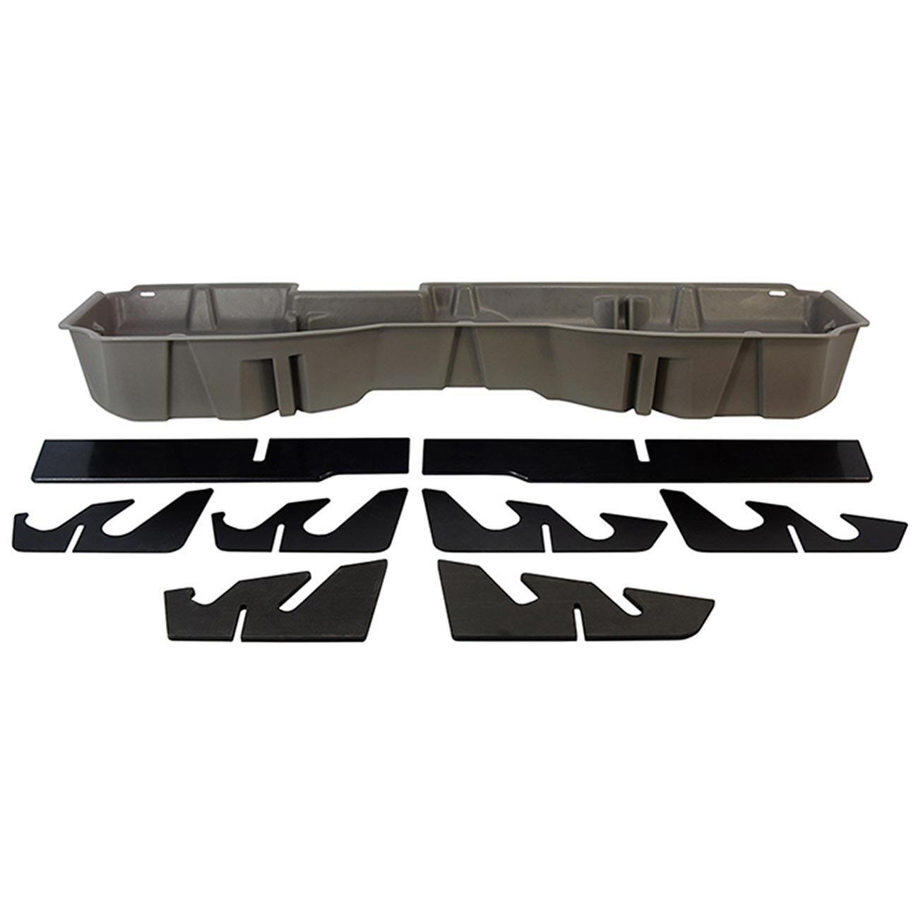 DU-HA 10302 Under Seat Storage 14-17 Chevrolet GMC Silverado Sierra Light Heavy Duty Crew Cab Tan - High quality product image showing DU-HA 10302 Under Seat Storage 14-17 Chevrolet GMC Silverado Sierra Light Heavy Duty Crew Cab Tan details and features
