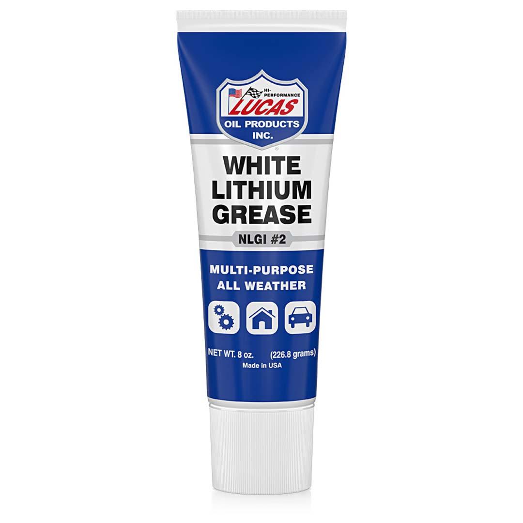 LUCAS OIL 10533 White Lithium Grease 8 oz - High quality product image showing LUCAS OIL 10533 White Lithium Grease 8 oz details and features