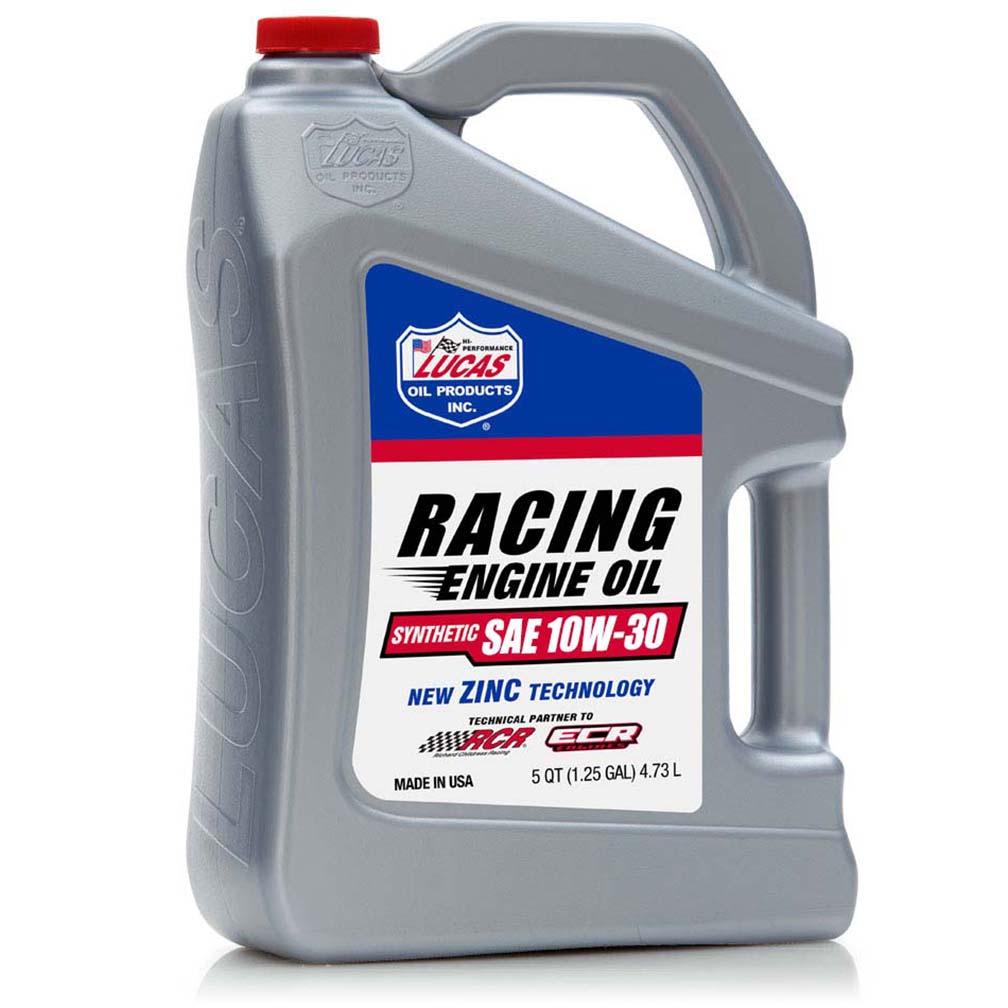 LUCAS OIL 10611 Synthetic SAE 10W-30 Racing Motor Oil 5 Quart - High quality product image showing LUCAS OIL 10611 Synthetic SAE 10W-30 Racing Motor Oil 5 Quart details and features