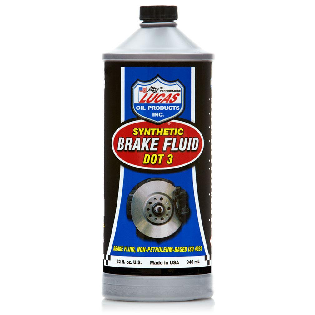 LUCAS OIL 10826 DOT 3 Brake Fluid 1 Quart - High quality product image showing LUCAS OIL 10826 DOT 3 Brake Fluid 1 Quart details and features