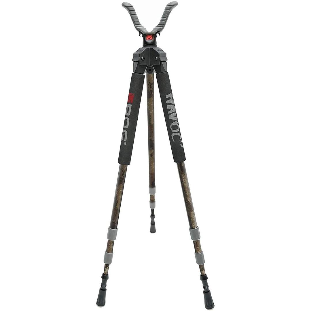 BTI 1100485 BOG Havoc Camo Tripod Shooting Rest with Lightweight Construction (Camo) - The Twister Group Tools product