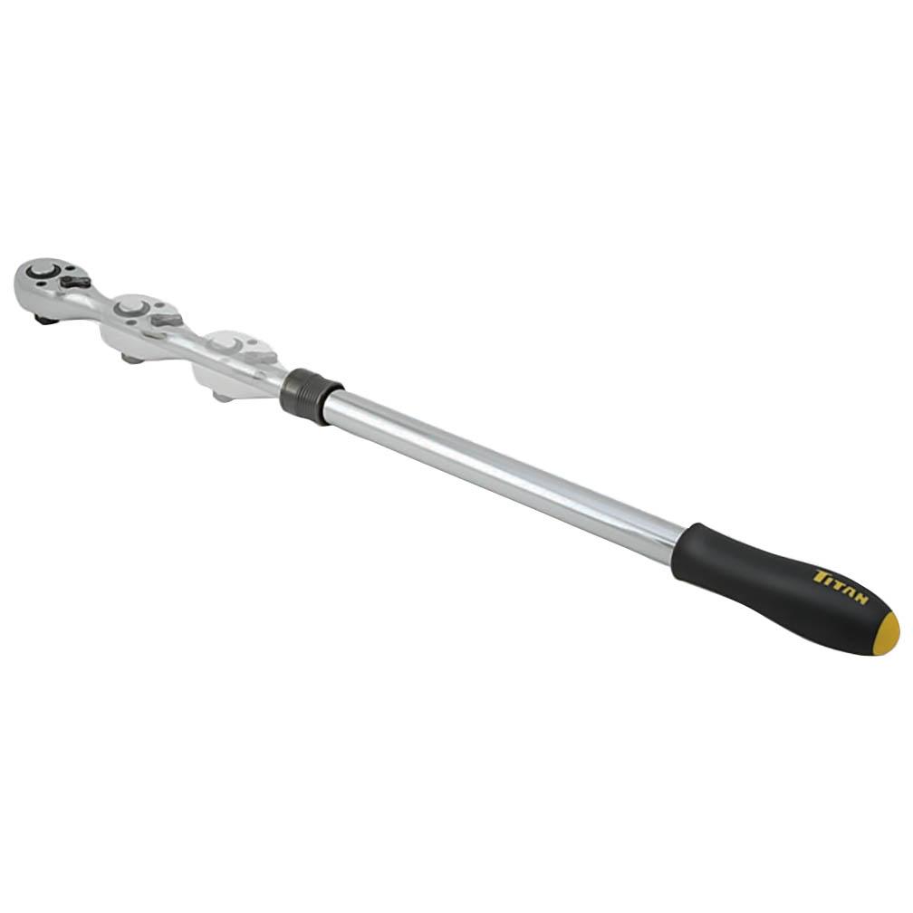 TITAN 12073 Tool 1/2 in Drive Extendable Ratchet - High quality product image showing TITAN 12073 Tool 1/2 in Drive Extendable Ratchet details and features