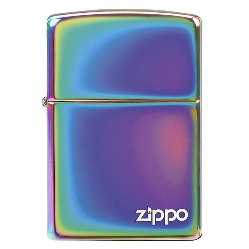 ZIPPO 151ZL Windproof Lighter Spectrum Finish w/ Logo - High quality product image showing ZIPPO 151ZL Windproof Lighter Spectrum Finish w/ Logo details and features