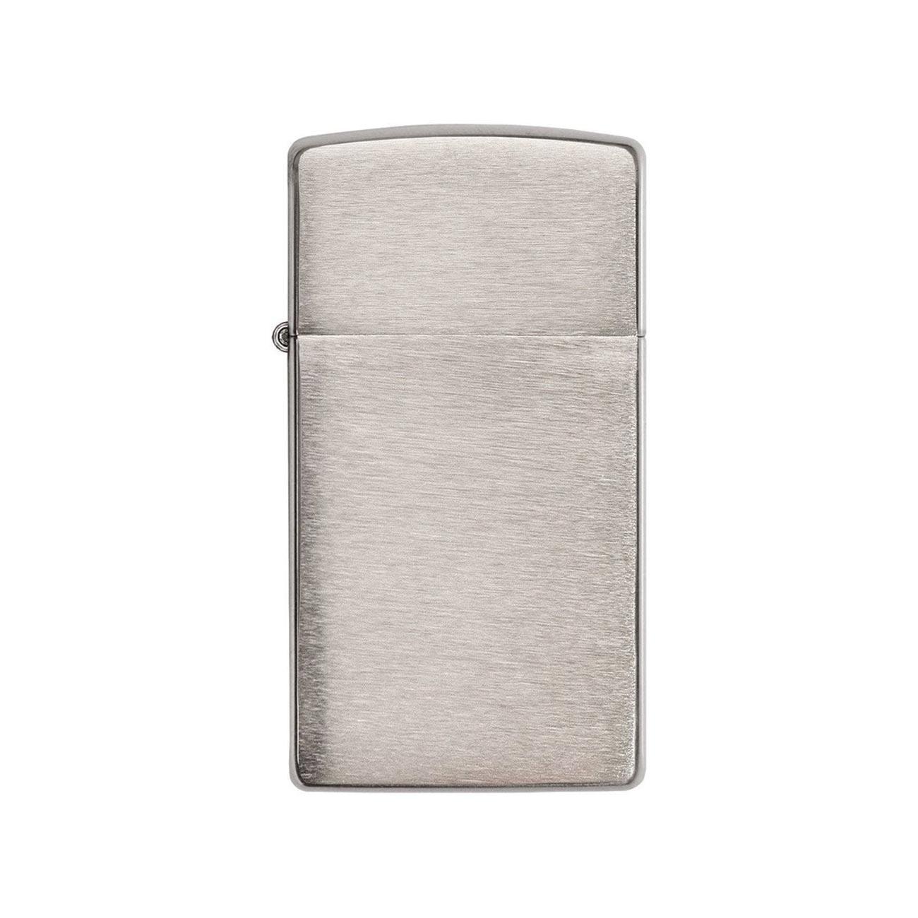 ZIPPO 1600-000409 Windproof Lighter Slim Brushed Chrome - High quality product image showing ZIPPO 1600-000409 Windproof Lighter Slim Brushed Chrome details and features