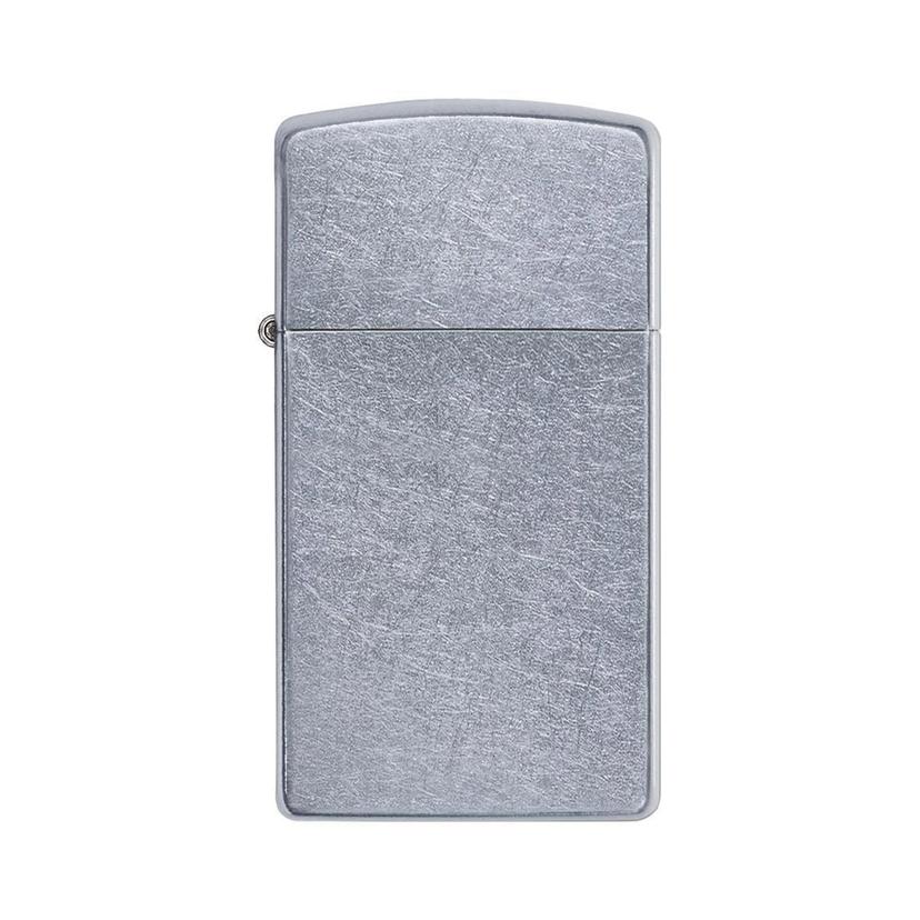 ZIPPO 1607 Windproof Lighter Slim Street Chrome