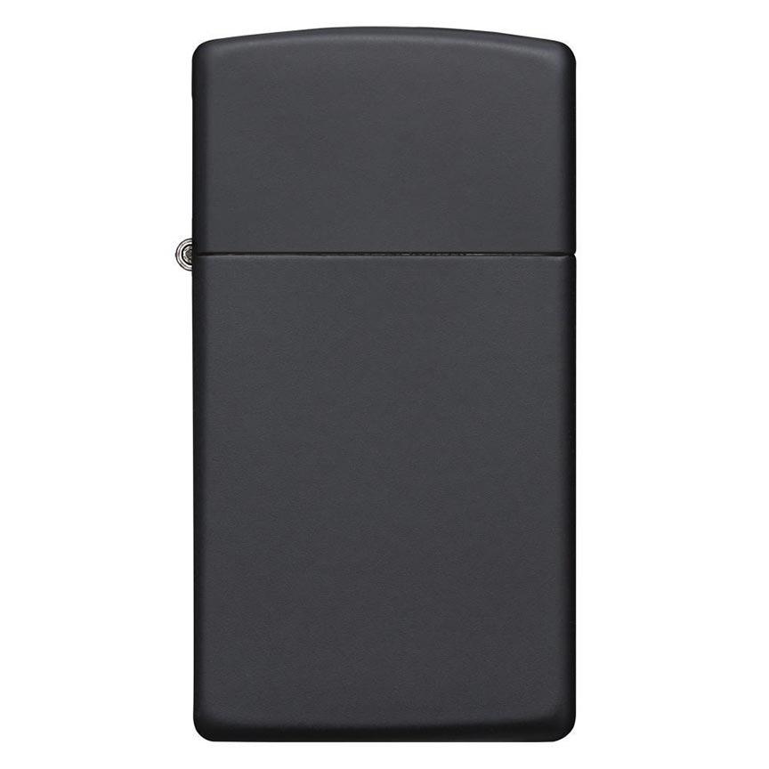ZIPPO 1618 Windproof Lighter Slim Black Matte - High quality product image showing ZIPPO 1618 Windproof Lighter Slim Black Matte details and features