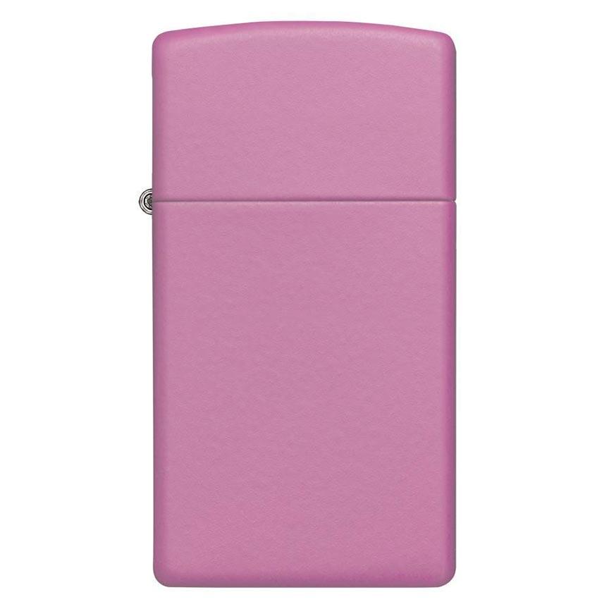 ZIPPO 1638 Windproof Lighter Pink Matte Slim - High quality product image showing ZIPPO 1638 Windproof Lighter Pink Matte Slim details and features
