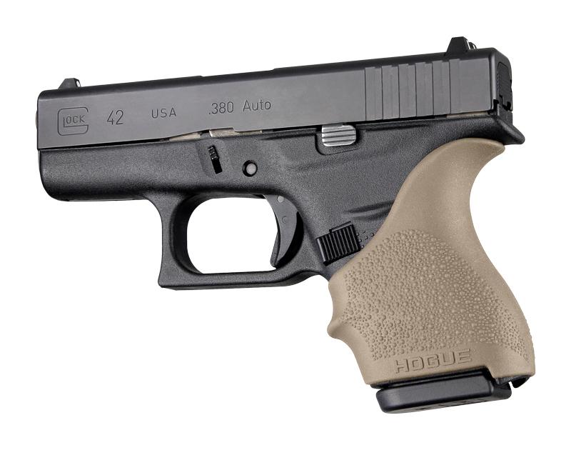 HOGUE 18203 HAll Beavertail Grip Sleeve Glock 42 43 Flat Dark Earth - High quality product image showing HOGUE 18203 HAll Beavertail Grip Sleeve Glock 42 43 Flat Dark Earth details and features