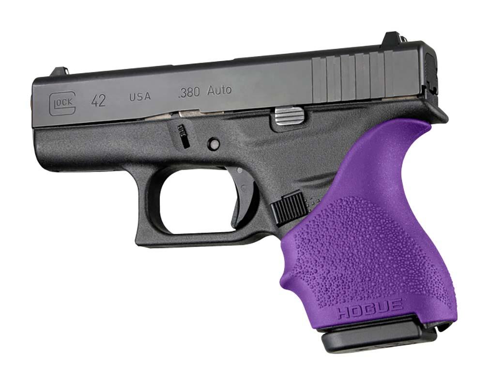 HOGUE 18206 HAll Beavertail Grip Sleeve Glock 42 43 Purple - High quality product image showing HOGUE 18206 HAll Beavertail Grip Sleeve Glock 42 43 Purple details and features