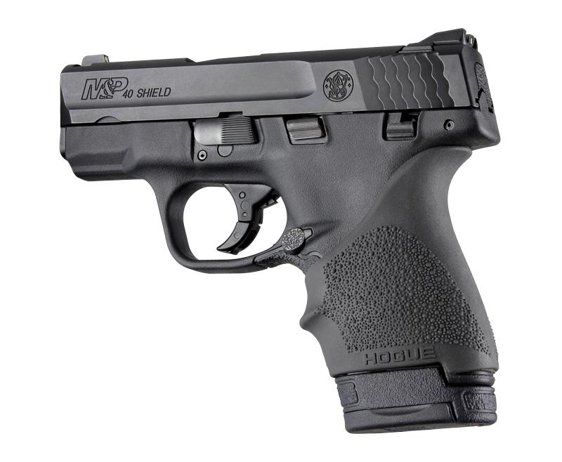 HOGUE 18400 HAll Beavertail Grip Sleeve S&W M&P Shield Ruger LC9 Black - High quality product image showing HOGUE 18400 HAll Beavertail Grip Sleeve S&W M&P Shield Ruger LC9 Black details and features