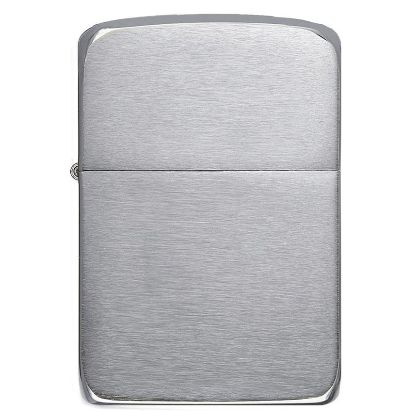 ZIPPO 1941 Windproof Lighter Replica Brushed Chrome - High quality product image showing ZIPPO 1941 Windproof Lighter Replica Brushed Chrome details and features