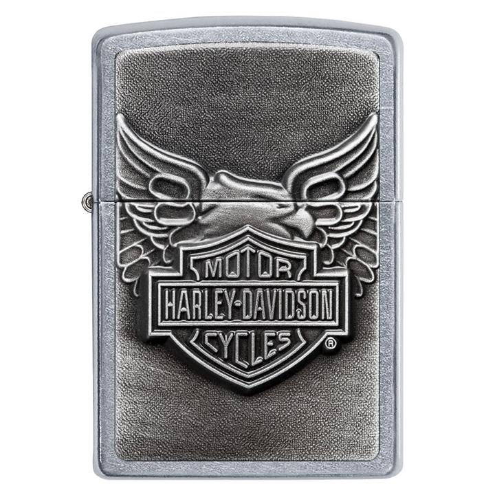 ZIPPO 20230 Harley-Davidson Eagle Wings Pocket Lighter - High quality product image showing ZIPPO 20230 Harley-Davidson Eagle Wings Pocket Lighter details and features