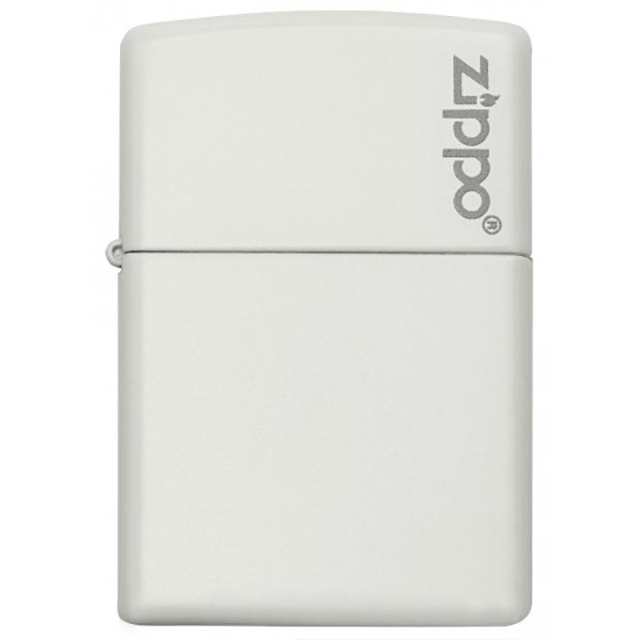 ZIPPO 214ZL Windproof Lighter Classic White Matte Logo - The Twister Group Tools product