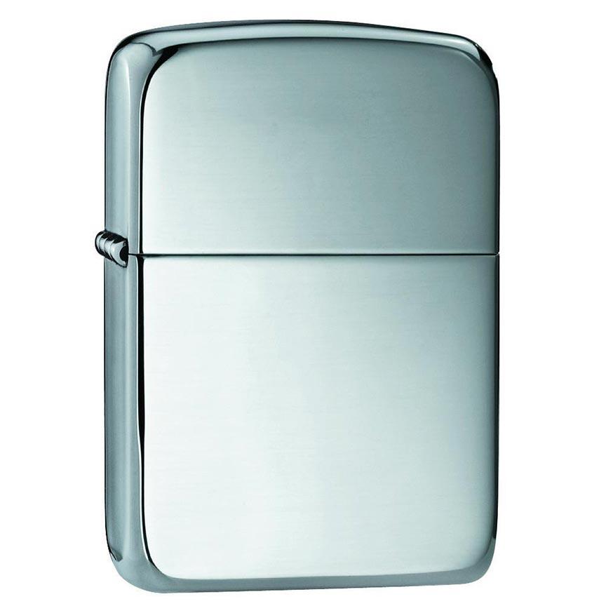 ZIPPO 23 Windproof Lighter 1941 Replica High Polish Sterling Silver - High quality product image showing ZIPPO 23 Windproof Lighter 1941 Replica High Polish Sterling Silver details and features