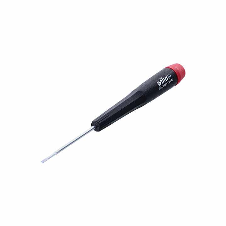 WIHA 26015 Precision Slotted Screwdriver 1.5mm x 40mm - High quality product image showing WIHA 26015 Precision Slotted Screwdriver 1.5mm x 40mm details and features