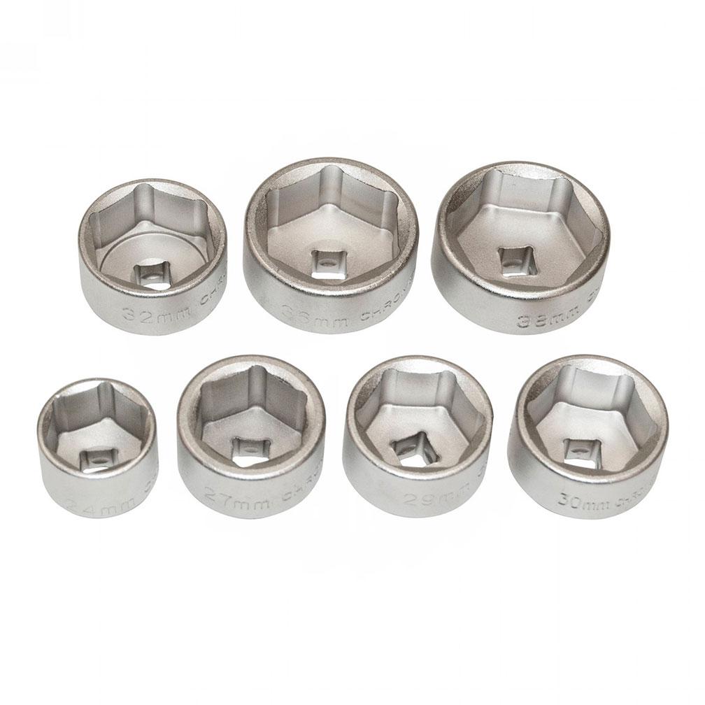 OEM TOOLS 27197 3/8 Inch Drive Oil Filter Removal Socket Set 7-Piece - High quality product image showing OEM TOOLS 27197 3/8 Inch Drive Oil Filter Removal Socket Set 7-Piece details and features