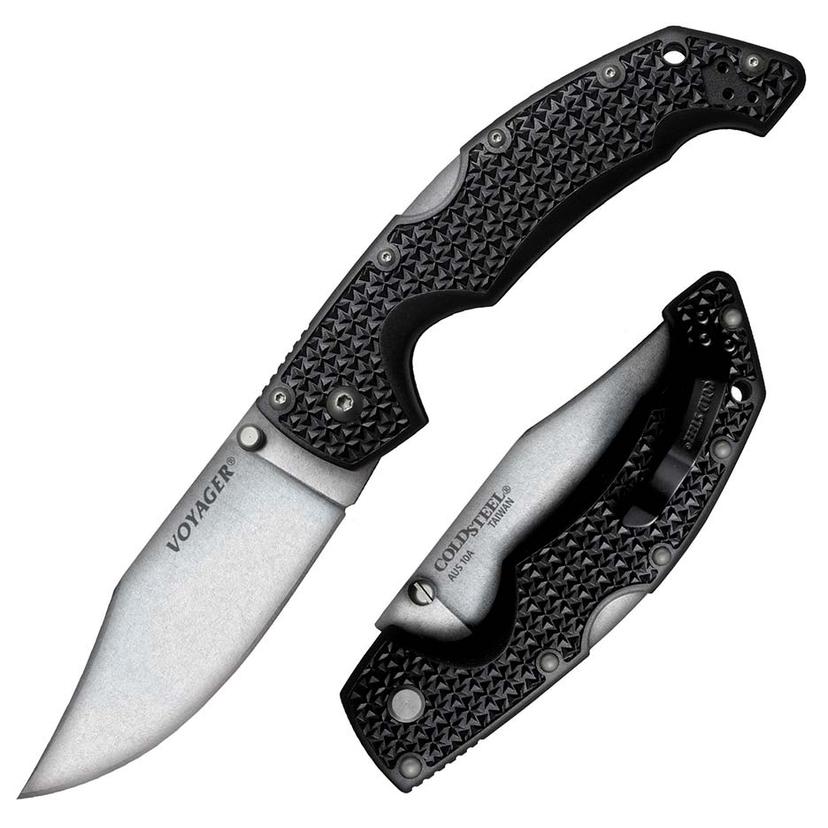 COLD STEEL 29AC Voyager Large Clip Point Plain Edge