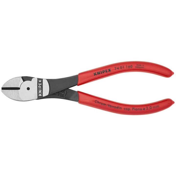 KNIPEX 7401160 High Leverage Diagonal Cutters - High quality product image showing KNIPEX 7401160 High Leverage Diagonal Cutters details and features