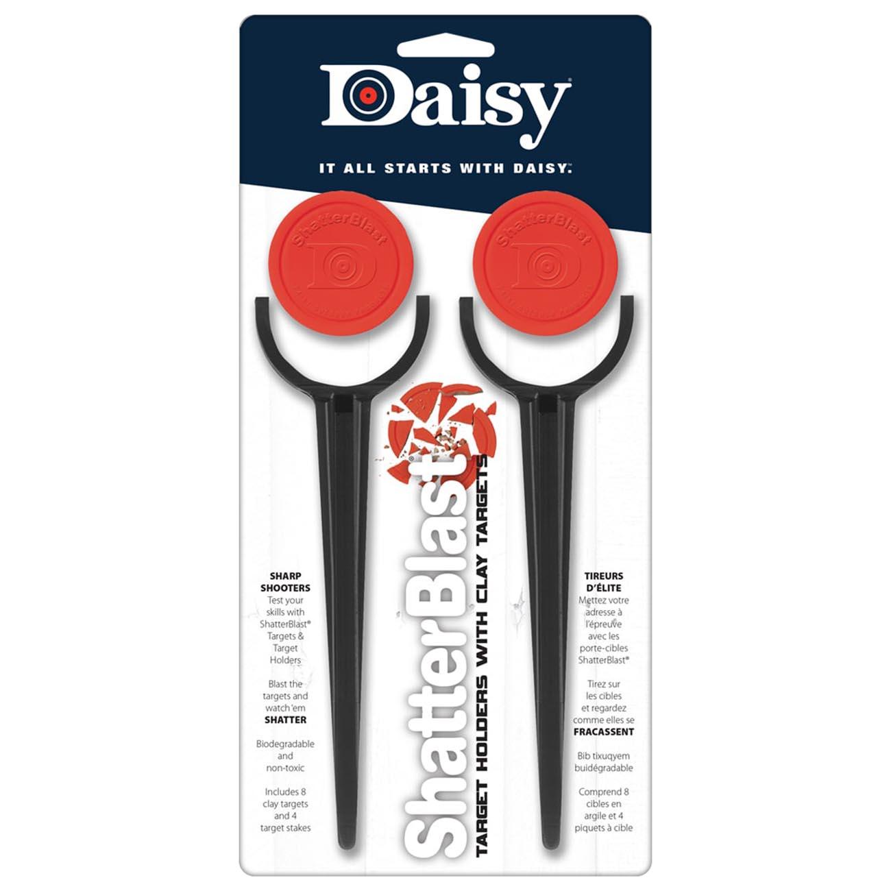 DAISY 872 Shatterblast 4 Target Stakes And 8 Breakable Target Disks - High quality product image showing DAISY 872 Shatterblast 4 Target Stakes And 8 Breakable Target Disks details and features