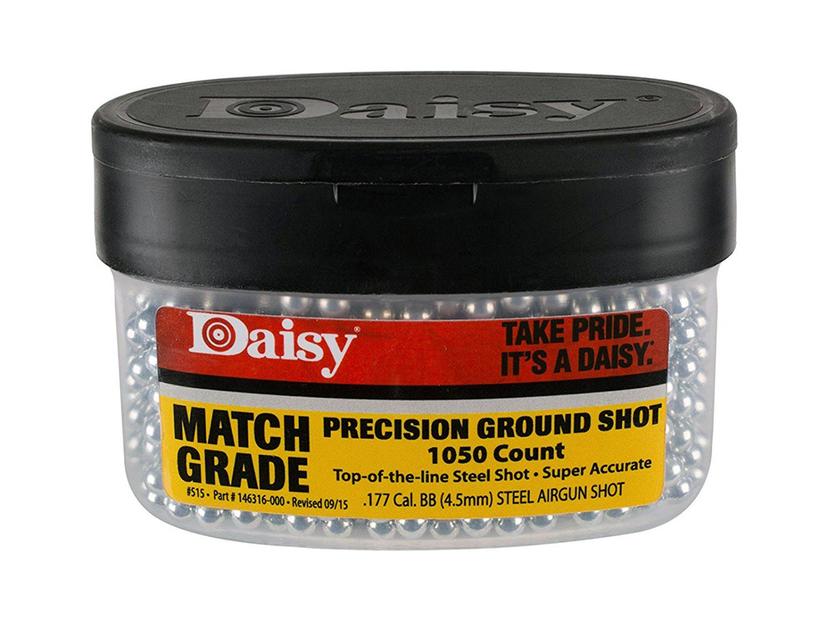 DAISY 990515-212 Match Grade Avanti Precision Ground Shot .177 Cal 5.1 Grains Steel BBs 1050ct