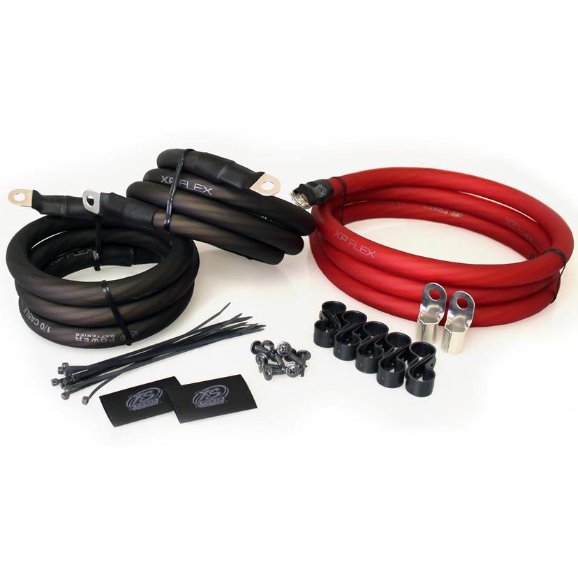 XS POWER BIG3-RD XP FLEX Red 1/0 AWG 250A Big 3 Upgrade Kit