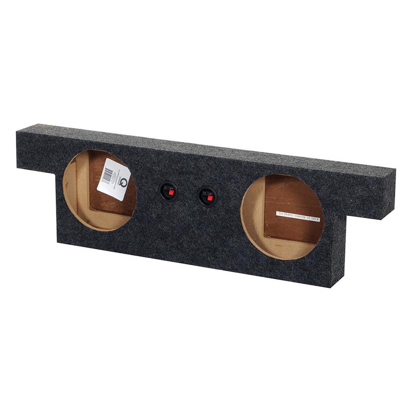 QPOWER COLORADOCANYON10C 2 Hole 10 INCH for 04-12 Chevy Colorado/GMC Canyon Crew Cab Under Seat Upfire