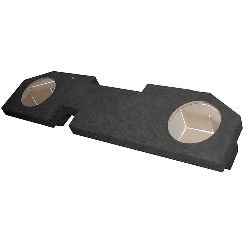 QPOWER BQDODGE104DR EMPTY WOOFER BOX DODGE 4 DOOR 02 - CURRENT; DUAL 10 INCH; - High quality product image showing QPOWER BQDODGE104DR EMPTY WOOFER BOX DODGE 4 DOOR 02 - CURRENT; DUAL 10 INCH; details and features