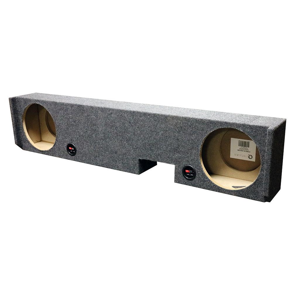 QPOWER BQFORD10250/350 2 Hole 10 INCH for 2001-08 Ford Xcab Under Seat Upfire BOXED - High quality product image showing QPOWER BQFORD10250/350 2 Hole 10 INCH for 2001-08 Ford Xcab Under Seat Upfire BOXED details and features