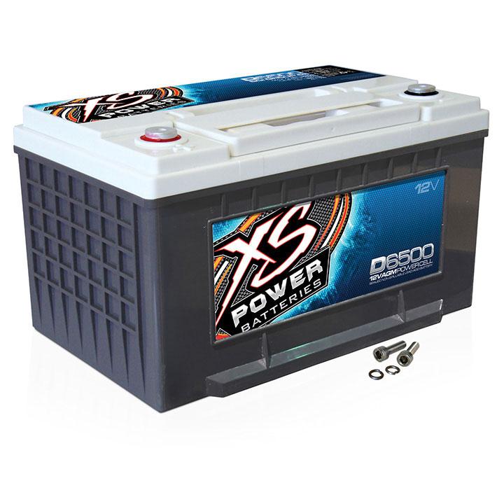 XS POWER D6500 65 AGM BATTERY MA: 3900A CA: 1070 Ah: 75 3000W / 4000W