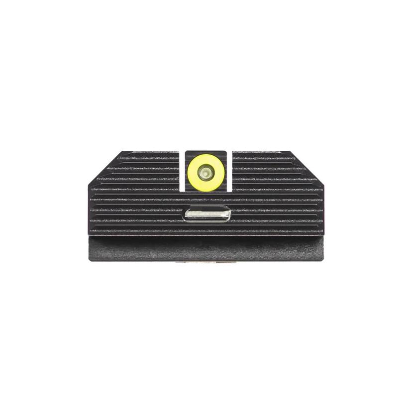 NIGHT FISION GLK003010YGXG Night Sight Set for Glock 42/43/43x/43x MOS Yellow Front Ring/Rear Green Bar