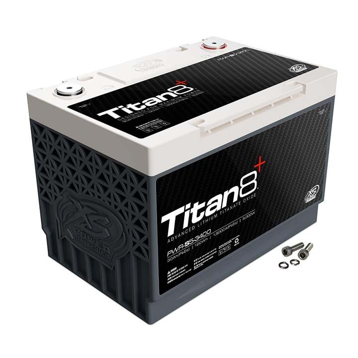 XS POWER PWR-S5-3400 Titan 8 Lithium Battery 30AH 1500 CA 5000 W