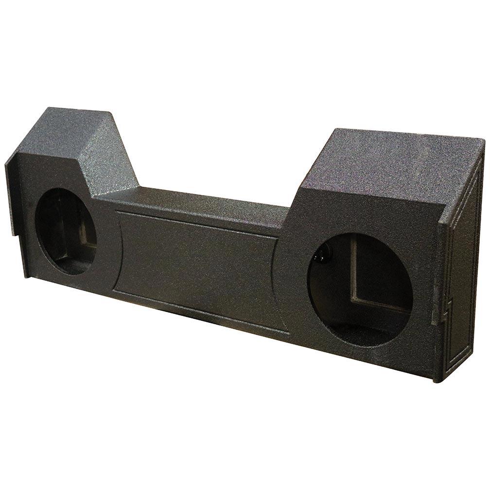 QPOWER QBDODGE10 2019 Dual 10 INCH Woofer Box for Dodge Crew Cab 2019 Truck Bed Liner Coating - High quality product image showing QPOWER QBDODGE10 2019 Dual 10 INCH Woofer Box for Dodge Crew Cab 2019 Truck Bed Liner Coating details and features