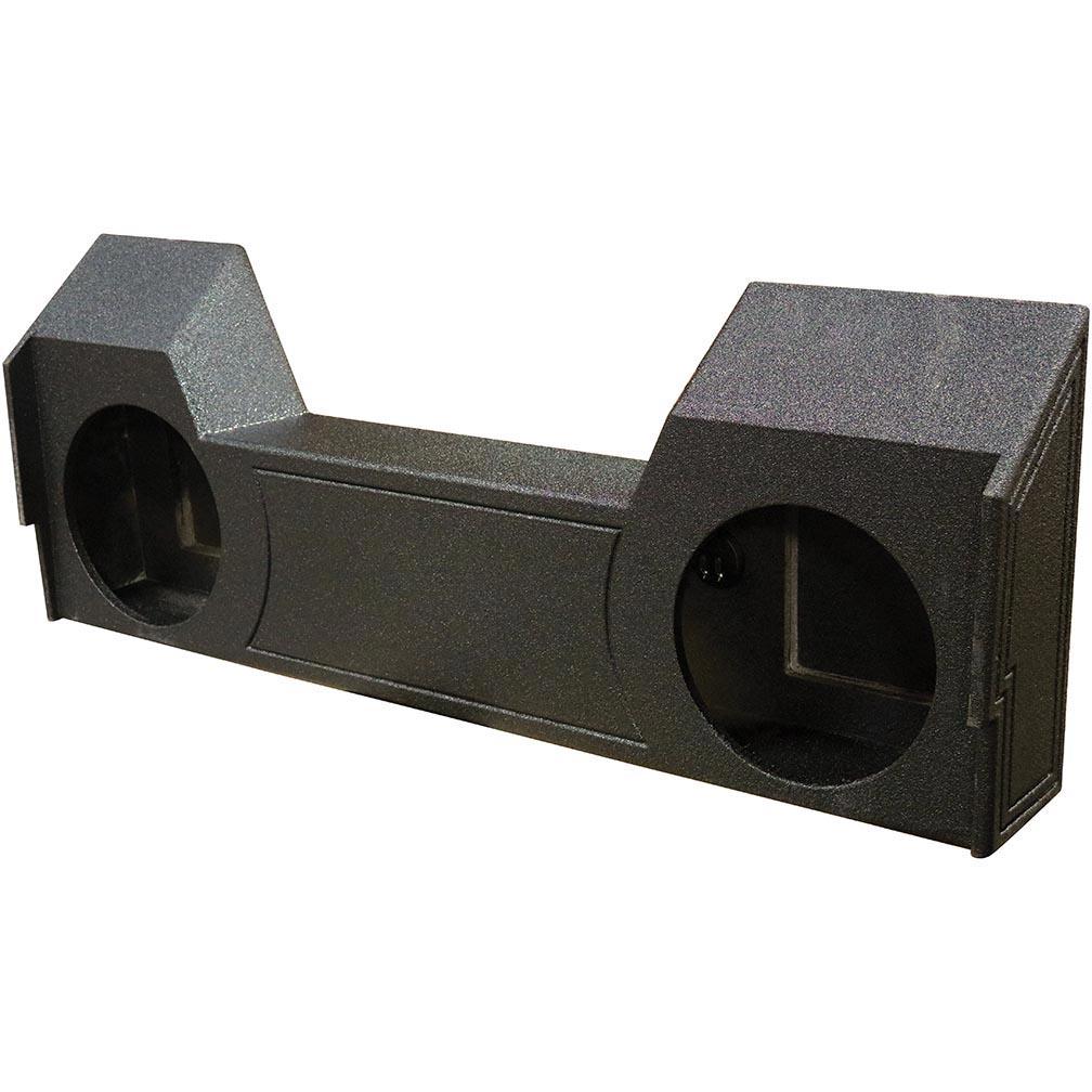 QPOWER QBDODGE12 2019 Dual 12 INCH Woofer Box for Dodge Crew Cab 2019 Truck Bed Liner Coating - High quality product image showing QPOWER QBDODGE12 2019 Dual 12 INCH Woofer Box for Dodge Crew Cab 2019 Truck Bed Liner Coating details and features