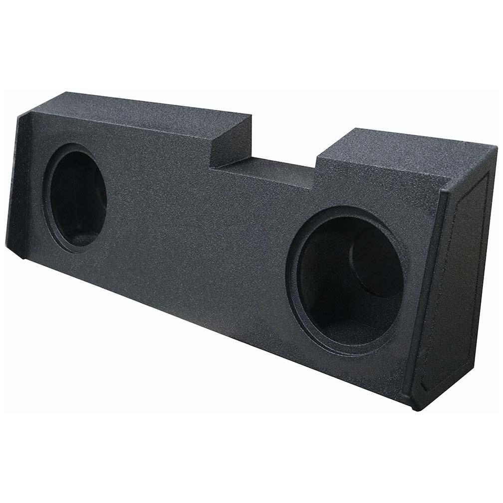 QPOWER QB GMC 10 2019 DUAL 10 INCH SEALED WOOFER BOX FOR 2019-2021 GM CREW & DOUBLE CAB - High quality product image showing QPOWER QB GMC 10 2019 DUAL 10 INCH SEALED WOOFER BOX FOR 2019-2021 GM CREW & DOUBLE CAB details and features