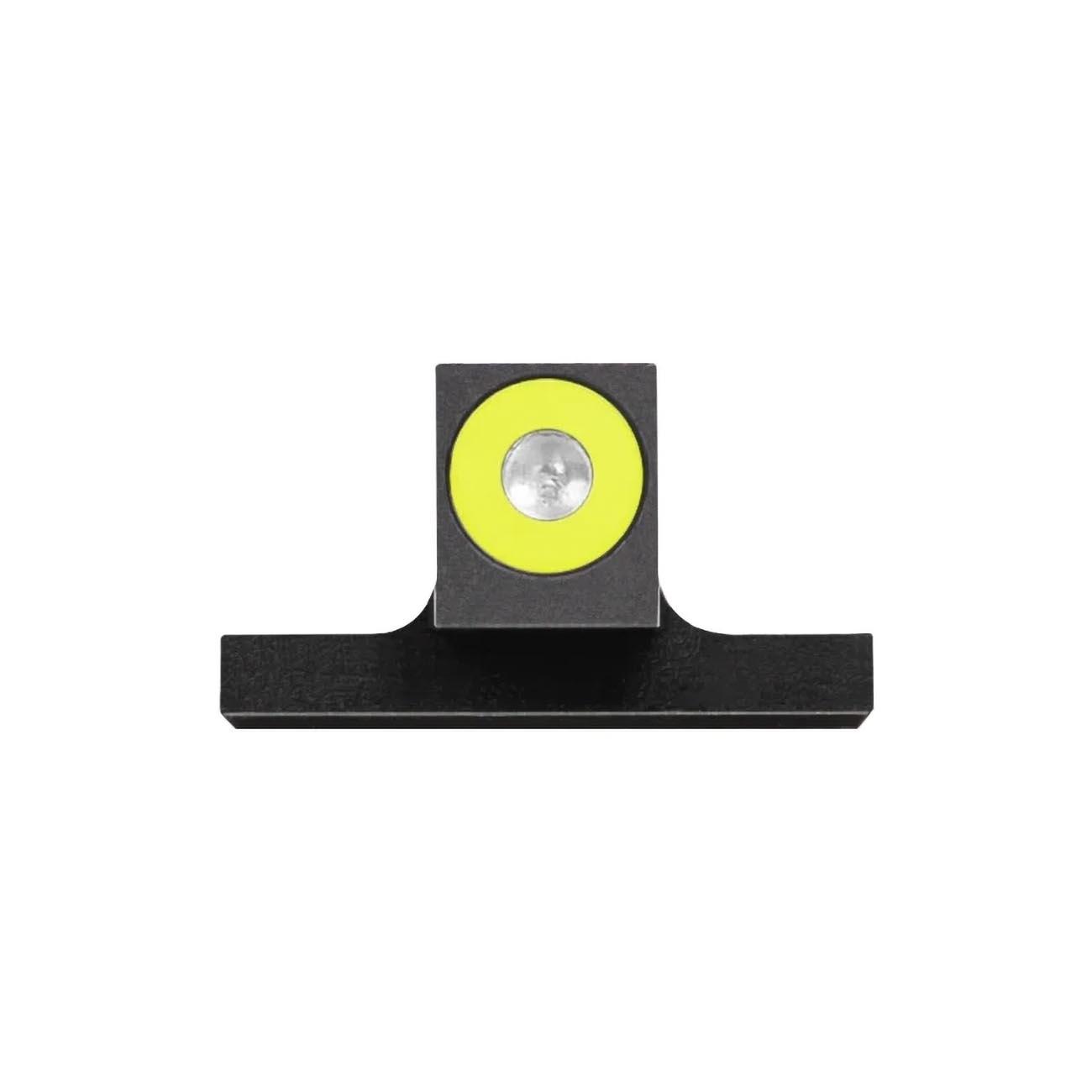 NIGHT FISION SAW2000001YGXX Tritium Night Front Sight ONLY for Smith & Wesson M&P/Shield/SD9VE - Yellow Front Ring - High quality product image showing NIGHT FISION SAW2000001YGXX Tritium Night Front Sight ONLY for Smith & Wesson M&P/Shield/SD9VE - Yellow Front Ring details and features