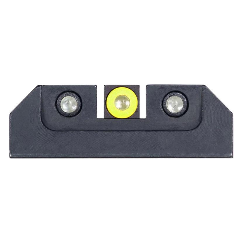 NIGHT FISION TAU251003YGZG Tritium Sights for Taurus G2c/G2/G3/TX22 - Yellow Tritium Front Ring/Tritium Black Ring