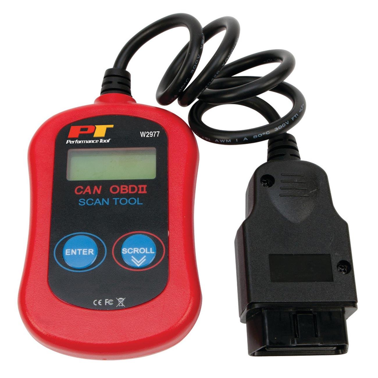 PERFORMANCE TOOL W2977 Performance Tool CAN OBD II Scanner Tool For Check Engine Light - High quality product image showing PERFORMANCE TOOL W2977 Performance Tool CAN OBD II Scanner Tool For Check Engine Light details and features