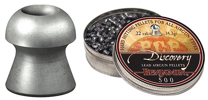 BENJAMIN BHP22 Hollow Point Pellet.22 Caliber 14.3 Grain 500 Count