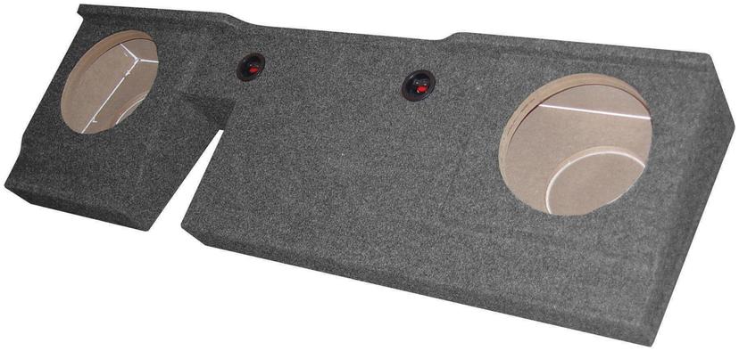 QPOWER BQFORD102004 Empty Woofer Box Ford X-cab 2004 - 2008 Dual 10 INCH