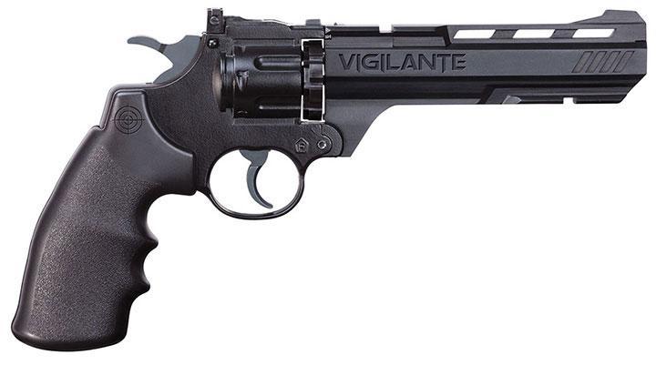 CROSMAN CCP8B2 Vigilante (Black) co2 Powered Semi-auto Dual Ammo Air Revolver