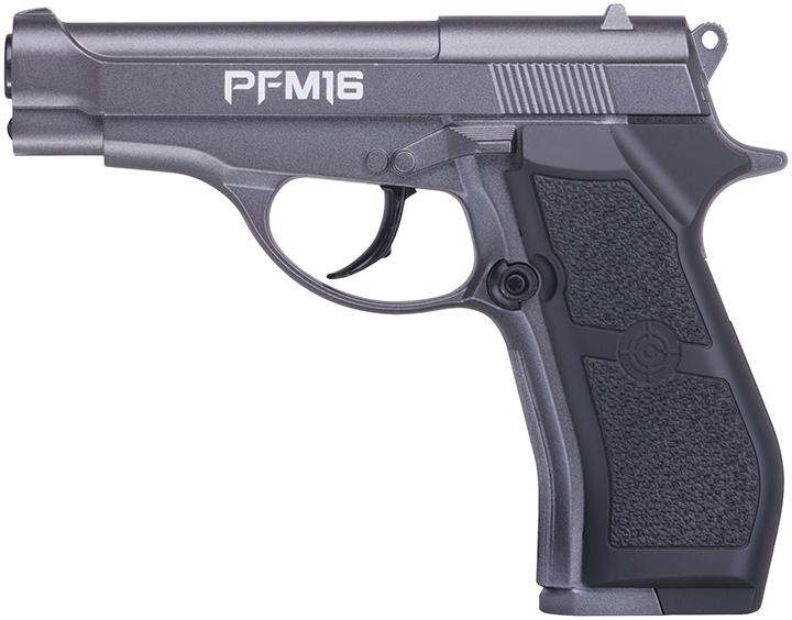 CROSMAN PFM16 CO2 Powered Semi-Auto Full Metal Compact BB Air Pistol (Black) - High quality product image showing CROSMAN PFM16 CO2 Powered Semi-Auto Full Metal Compact BB Air Pistol (Black) details and features