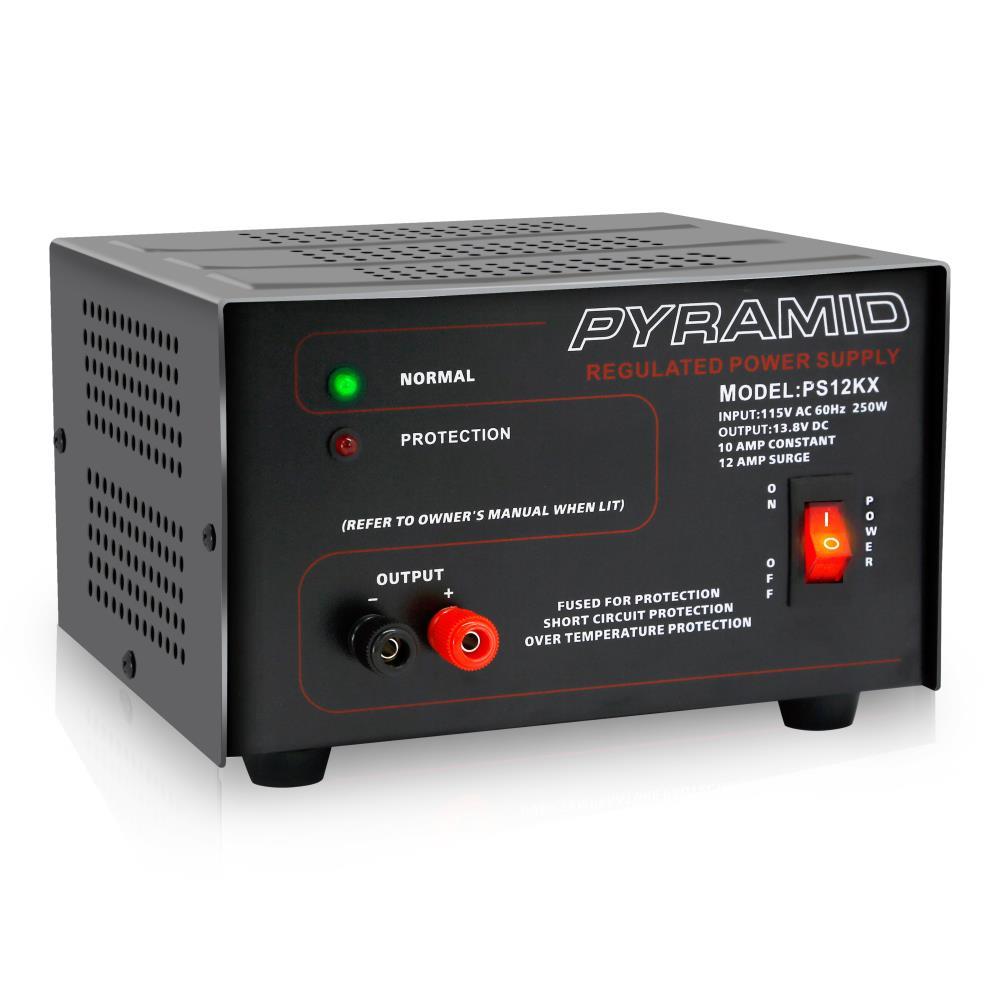 PYRAMID PS12KX 10 Amp DC Power Supply - High quality product image showing PYRAMID PS12KX 10 Amp DC Power Supply details and features