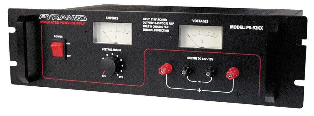 PYRAMID PS52KX Power Supply 46 Amp Constant - High quality product image showing PYRAMID PS52KX Power Supply 46 Amp Constant details and features