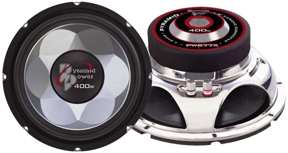 PYRAMID PW677X Woofer 6.5 INCH Chrome - High quality product image showing PYRAMID PW677X Woofer 6.5 INCH Chrome details and features