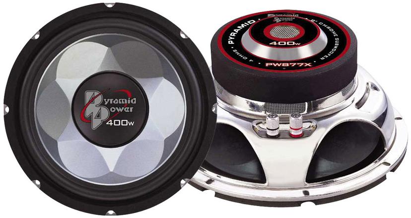 PYRAMID PW677X Woofer 6.5 INCH Chrome
