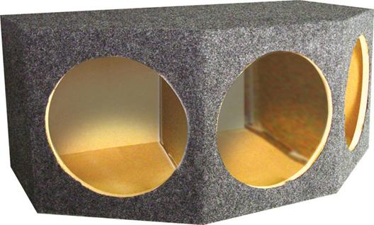 QPOWER QBASS12 3H VENT Bass123 Empty Woofer Box (3) 12 INCH