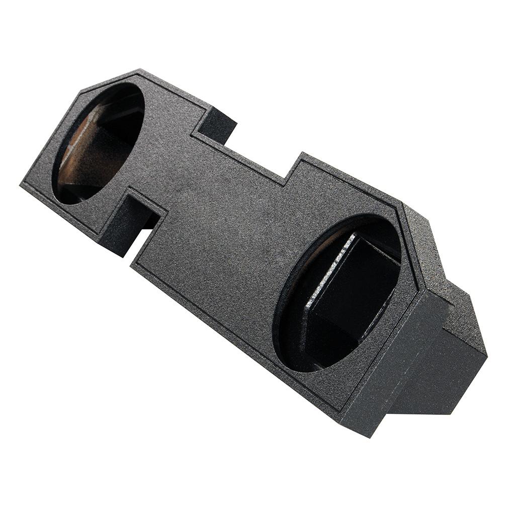 QPOWER QBDODGE10 4DR Qbomb 2002-current Dodge Quad Cab/4 Door Dual 10 INCH Woofer Box Under Seat Upfire - High quality product image showing QPOWER QBDODGE10 4DR Qbomb 2002-current Dodge Quad Cab/4 Door Dual 10 INCH Woofer Box Under Seat Upfire details and features