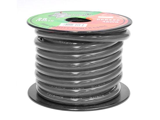 PYRAMID RPB425 Wire 4 Ga. Black 25 Ft. Spool Also Rpb4025 - High quality product image showing PYRAMID RPB425 Wire 4 Ga. Black 25 Ft. Spool Also Rpb4025 details and features